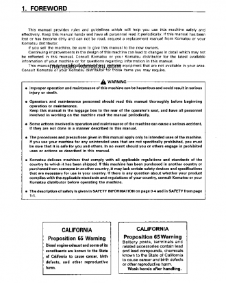 PC200-6(JPN) S/N 102229-UP Operation manual (English)