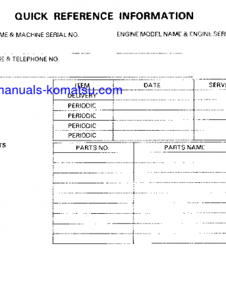 D41E-5(JPN) S/N 10228-UP Operation manual (English)