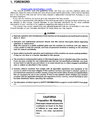 D155A-3(JPN) S/N 60001-61047 Operation manual (English)