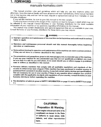 WA320-3(JPN) S/N 53001-54000 Operation manual (English)