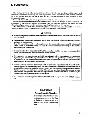 D41P-6(BRA) S/N B20501-B30000 Operation manual (English)