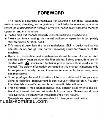 D31Q-18(JPN) S/N 40001-UP Operation manual (English)