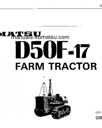 D50F-17(JPN) S/N 80331-UP Operation manual (English)