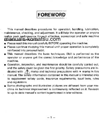 D50F-17(JPN) S/N 80331-UP Operation manual (English)