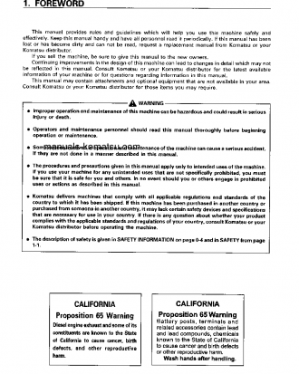 PC15R-8(JPN) S/N 10001-UP Operation manual (English)