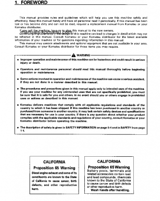 PC20R-8(JPN) S/N 10001-UP Operation manual (English)