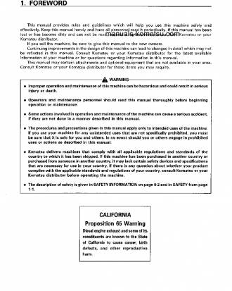 GD305A-1(JPN) S/N 6734-UP Operation manual (English)