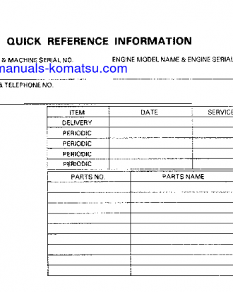 PC20-6(JPN) S/N 26001-29359 Operation manual (English)