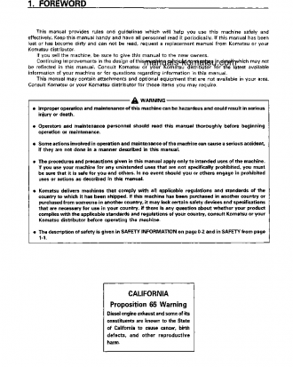 PC200-6(JPN)-EXCEL S/N 103534-UP Operation manual (English)