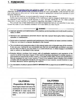 BR350JG-1(JPN) S/N 1232-1500 Operation manual (English)