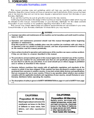 WF650T-3(JPN) S/N 50001-UP Operation manual (English)