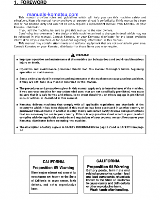 CD30R-1(JPN) S/N 1227-UP Operation manual (English)