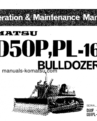 D50PL-16(JPN) S/N 68001-UP Operation manual (English)