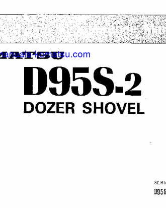 D95S-2(JPN) S/N 2001-UP Operation manual (English)