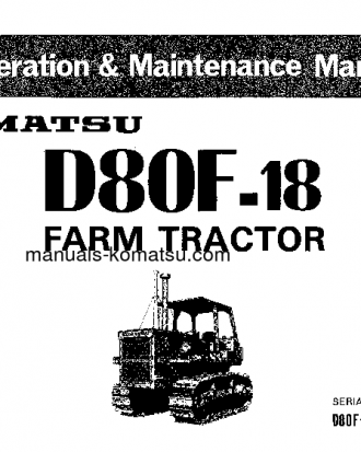 D80F-18(JPN) S/N 26067-UP Operation manual (English)