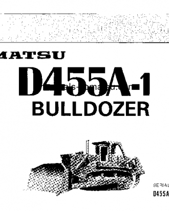 D455A-1(JPN) S/N 1501-UP Operation manual (English)