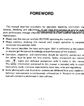 GD505R-2(JPN) S/N 30601-UP Operation manual (English)