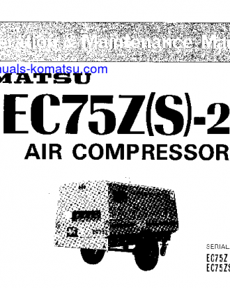 EC75ZS-2(JPN) S/N 2001-UP Operation manual (English)