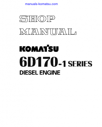 6D170-1(JPN) S/N ALL Shop (repair) manual (English)