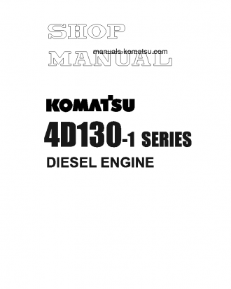 4D130-1(JPN) Shop (repair) manual (English)