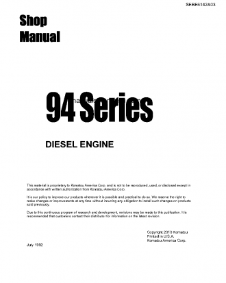 2D94-2(JPN)-ENG. S/N UP Shop (repair) manual (English)