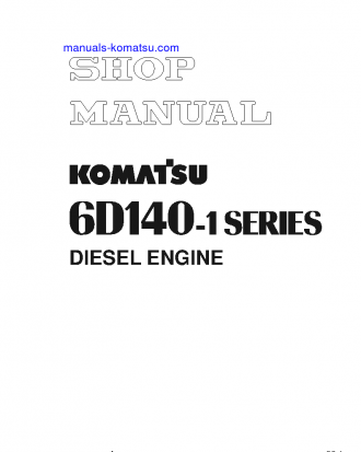 6D140-1(JPN) Shop (repair) manual (English)