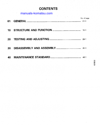 GD825A-2(JPN) S/N 11001-UP Shop (repair) manual (English)
