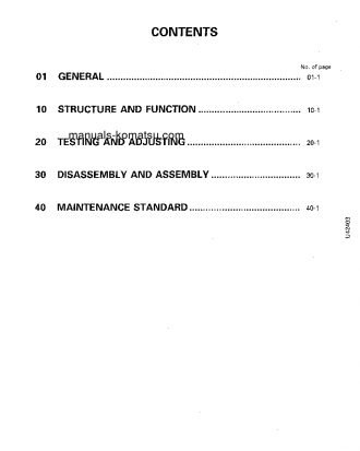 WA420-3(JPN) S/N 50001-UP Shop (repair) manual (English)