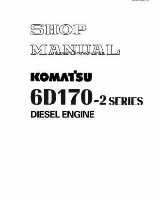 SAA6D170-2(JPN) Shop (repair) manual (English)