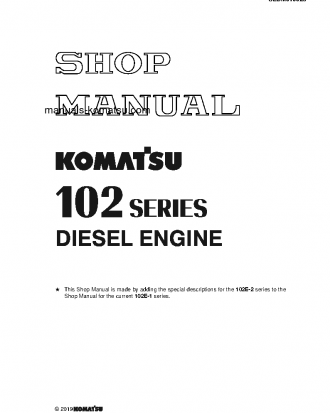 6D102E-1(JPN) S/N ALL Shop (repair) manual (English)