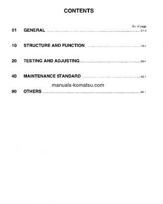 WF550T-3(JPN) S/N 50001-UP Shop (repair) manual (English)