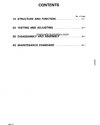 PC100-5(JPN) S/N 28001-UP Shop (repair) manual (English)