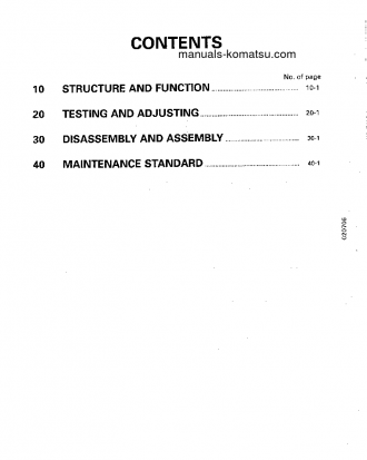 PC300-5(JPN) S/N 20001-UP Shop (repair) manual (English)