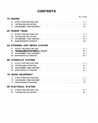 PW60-3(JPN) S/N 2001-UP Shop (repair) manual (English)