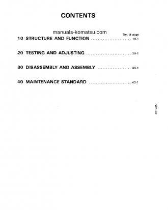 PC150-5(JPN) S/N 6001-UP Shop (repair) manual (English)
