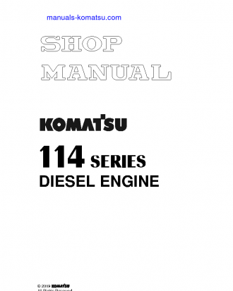 6D114E-2(JPN) S/N ALL Shop (repair) manual (English)