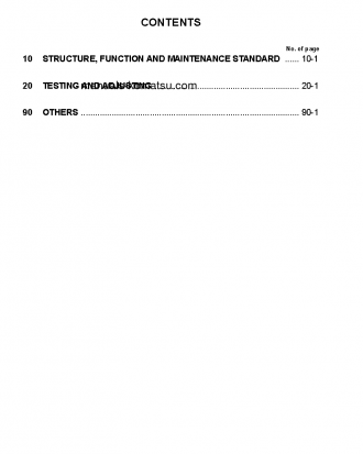 D275AX-5(JPN)-LANDFILL S/N 20001-UP Shop (repair) manual (English)