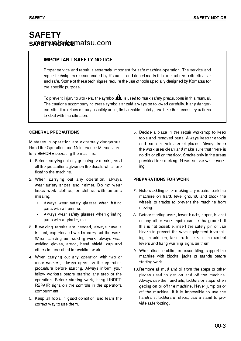 Protected: WA250L-5(JPN) S/N 70001-UP Shop (repair) manual (English)