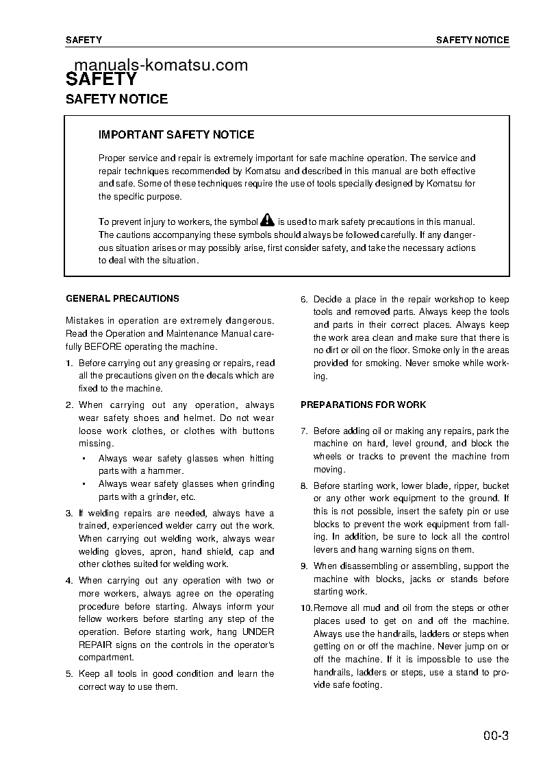Protected: WA150L-5(JPN) S/N 65001-UP Shop (repair) manual (English)