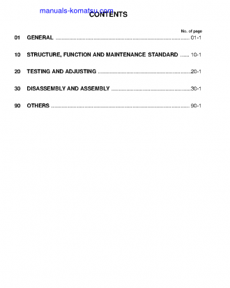 WA320-5(THA)-C S/N C30001-UP Shop (repair) manual (English)