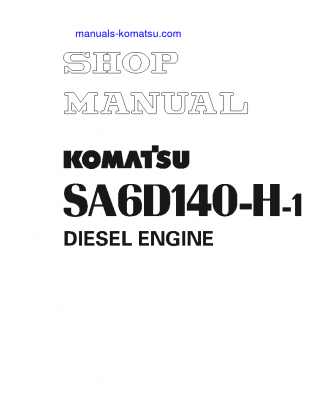 SA6D140-H-1(JPN) Shop (repair) manual (English)