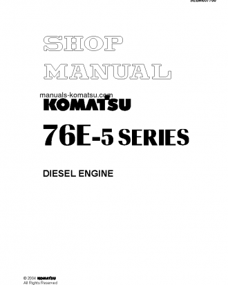 3D76E-5(JPN)-N-BA Shop (repair) manual (English)
