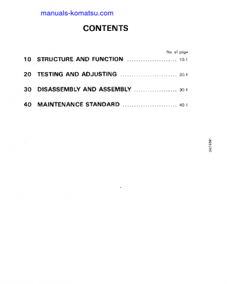 WA500-1(JPN) S/N 20001-UP Shop (repair) manual (English)