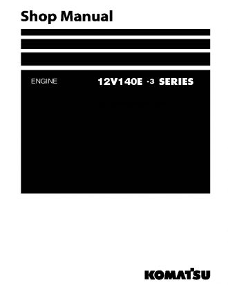 12V140E-3(JPN) S/N ALL Shop (repair) manual (English)