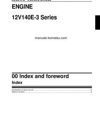 12V140E-3(JPN) S/N ALL Shop (repair) manual (English)