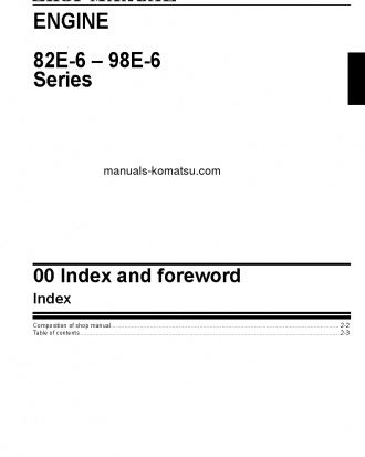 82E-6 98E-6 SERIES(JPN) Shop (repair) manual (English)