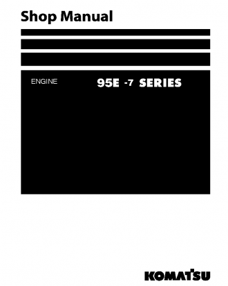 95E-7 SERIES(JPN) S/N ALL Shop (repair) manual (English)