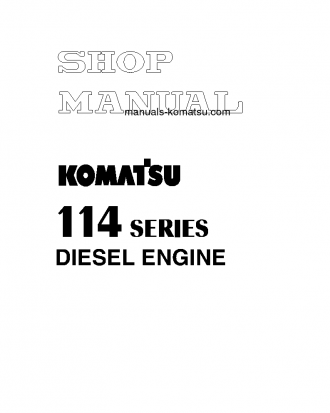 6D114 SERIES(CHN)-FOR PC360-7 Shop (repair) manual (English)