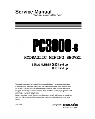 PC3000-6(DEU) S/N 06237 Shop (repair) manual (English)