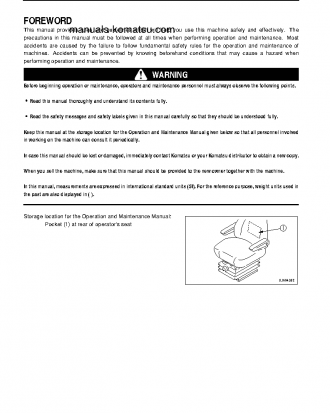 WA150L-5(JPN) S/N 73685-UP Operation manual (English)